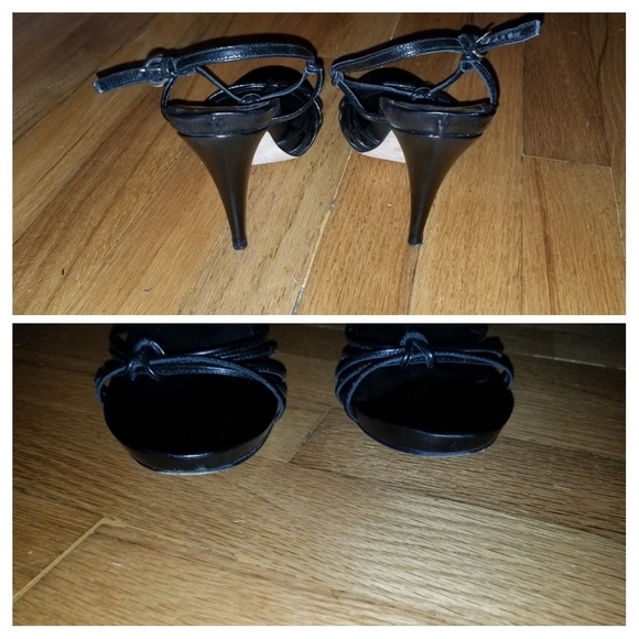 Prada Miu Miu Leather Strappy Heels - Picture 5 of 7